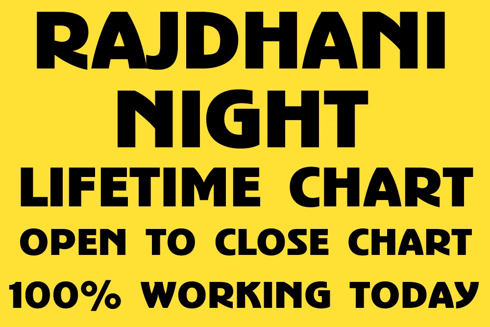 Satta Matka Rajdhani Night Chart