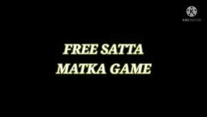 Satta Matka Free Games